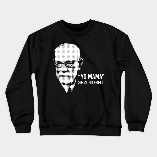 Sassy Siggy (Sigmund Freud) Crewneck Sweatshirt by n23tees